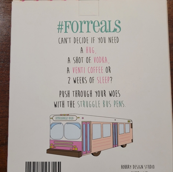 The struggle is........ set of 6 pens - Picture 2 of 2